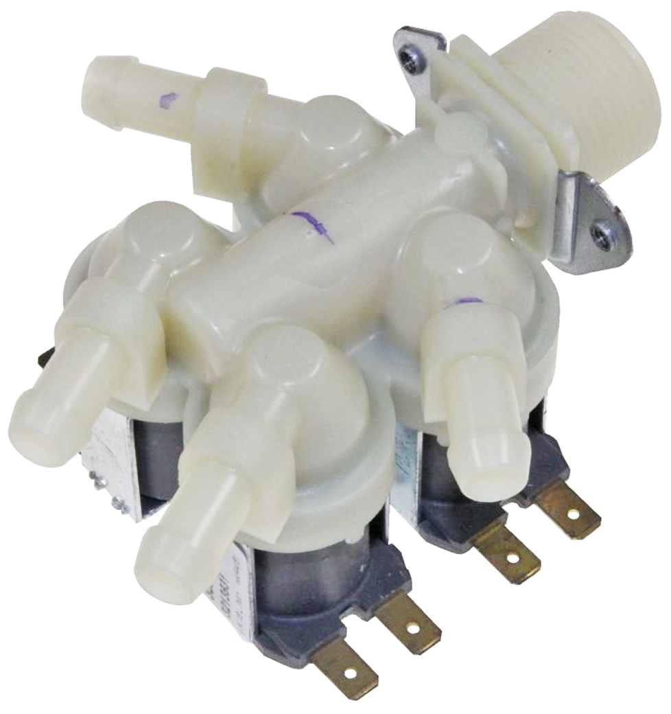 Water inlet valve 4way straight (Miele) fhp.fi appliance spare parts