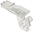 Electrolux freezer hatch hinge, right