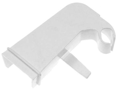 Samsung hinge wire cover, left white