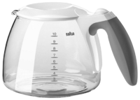 Braun Glass Jug KFK500, white (AX13210011)