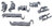 Bosch Siemens tiskikoneen alakorin pidikesarja M410133