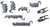 Bosch Siemens tiskikoneen alakorin pidikesarja M410133
