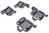 Bosch Siemens bottom basket holder lock kit 00611473