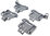 Bosch Siemens bottom basket holder lock kit 00611473