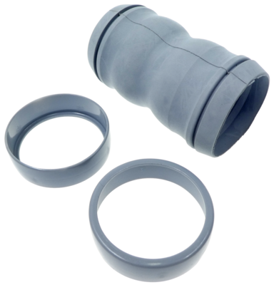 Nilfisk vacuum cleaner rubber connector 150mm