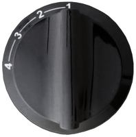 Vallox cooker hood knob 1-2-3-4 pos. (black)