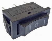 Rocker switch 1-0-2 15A 11x30mm