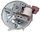 Uunin kiertoilmapuhallin 45W 220V