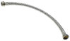 Inlet hose extender, steel 50cm 3/4"