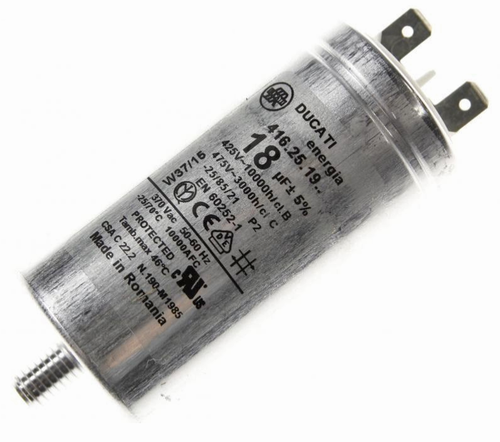 Hotpoint dryer starting capacitor 18µF