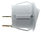 Round power switch 10A 250V 20mm, white