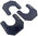 Nilfisk vacuum cleaner dust bag holders GD930