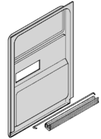 AEG Electrolux dishwasher inner door panel