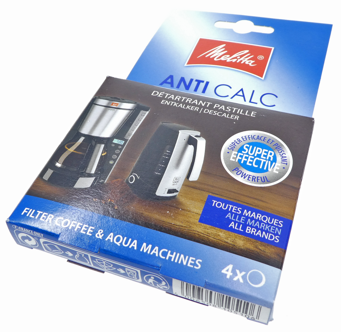Melitta Anti Calc tabs 4pcs 6750343 (6762519) - fhp.fi - appliance spare  parts