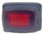 Rocker switch, red shielded 13x19mm 250V 16A