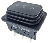 Start switch I-O-II shielded 14A 250V 22x30mm