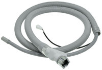 Hotpoint inlet hose with water valve 160cm