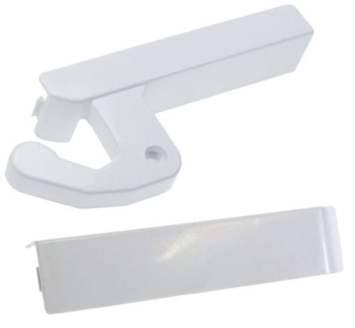 Beko fridge top hinge covers, left