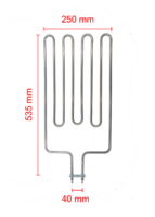 Sauna stove heating element Vuolux Stone 2667 W (front element)