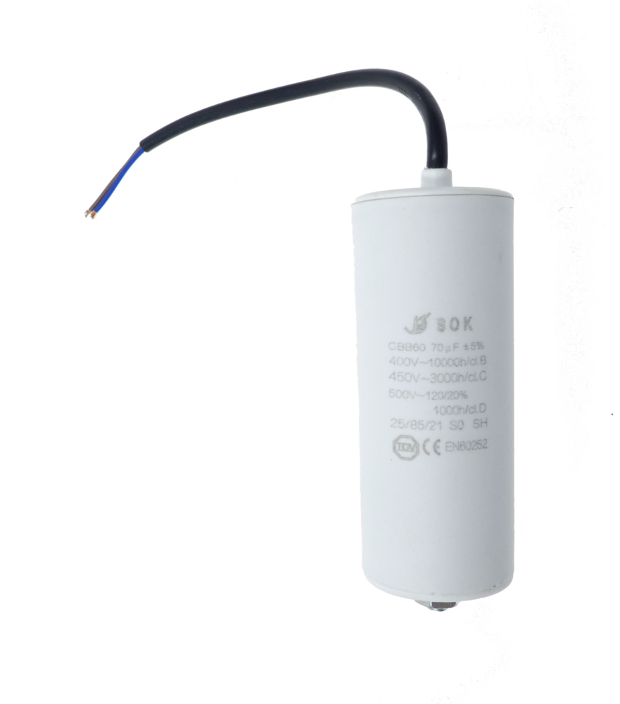 Start capacitor 70 µF, cable