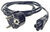 AC cable Schuko - C6 1,8m