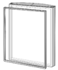 Electrolux fridge door, steel ERB34300X