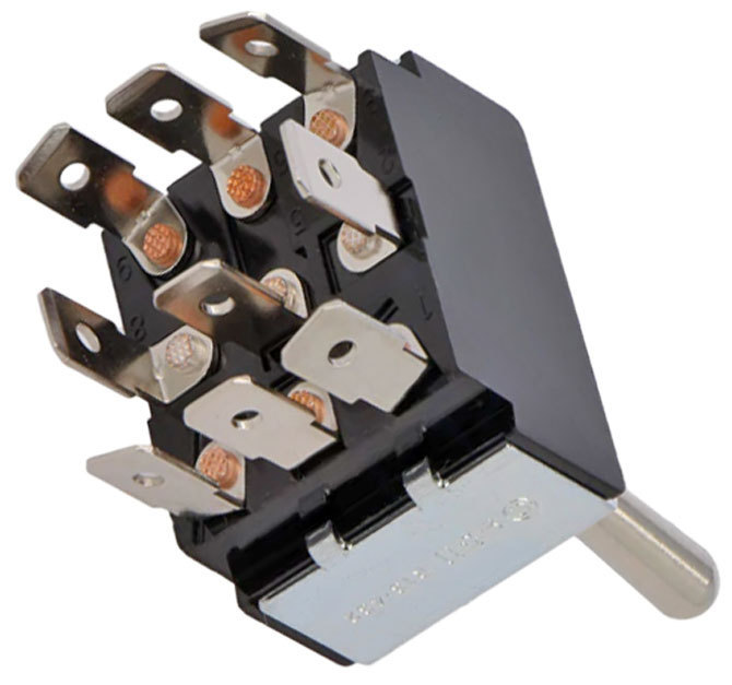 Lever switch ON-OFF-ON 250V 10A - fhp.fi - appliance spare parts