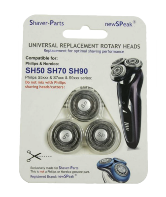 Philips SH50/70/90 universal replacement rotary heads