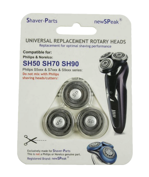 Philips SH50/70/90 universal replacement rotary heads