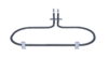 Samsung oven ring heating element DG47-00011C