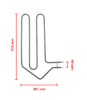 Sauna stove heating element Harvia Forte 1333W