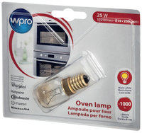 Wpro oven lamp 25W E14 300°C