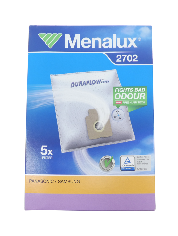 Dust bags 5 pcs Menalux 2702 fhp.fi appliance spare parts