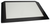 Gorenje oven door inner glass 545 x 397 mm