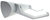 Electrolux jääkaapin kahva, alumiini 2650011329