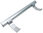 Electrolux jääkaapin kahva, alumiini 2650011329