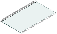 Electrolux bottom glass shelf 412x519mm