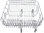 Whirlpool / Indesit dishwasher top basket 12976000001532