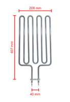 Sauna stove heating element Vuolux Stone 2000 W (front element)