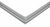 LG freezer door seal ADX75739710