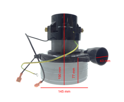 Ametek / Lamb central vacuum cleaner motor 1880W / 230V