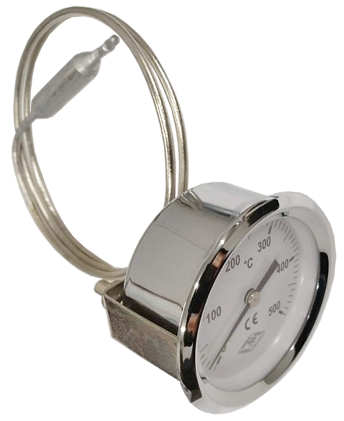 REDPOINT Ofenthermometer 0-500°C - Pirometer Für Pizzaofen, BBQ & Holzöfen