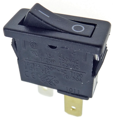 Virtakytkin 10A/250V 19.4x6.9mm