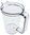 Kenwood AT641 juicer jug 1l