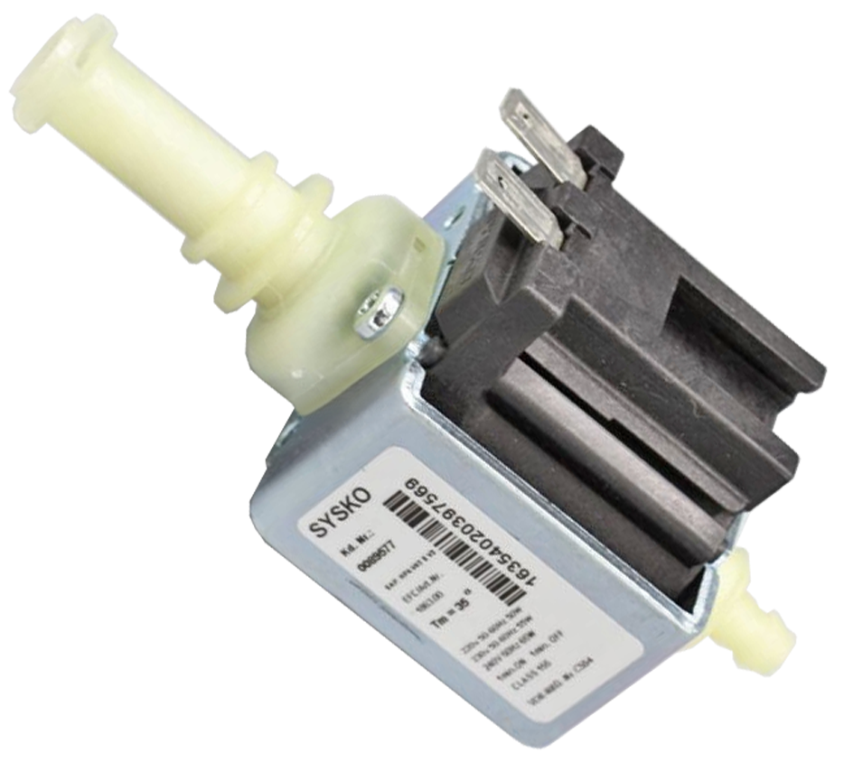 Coffee machine pump Sysko 0089577 - fhp.fi - appliance spare parts