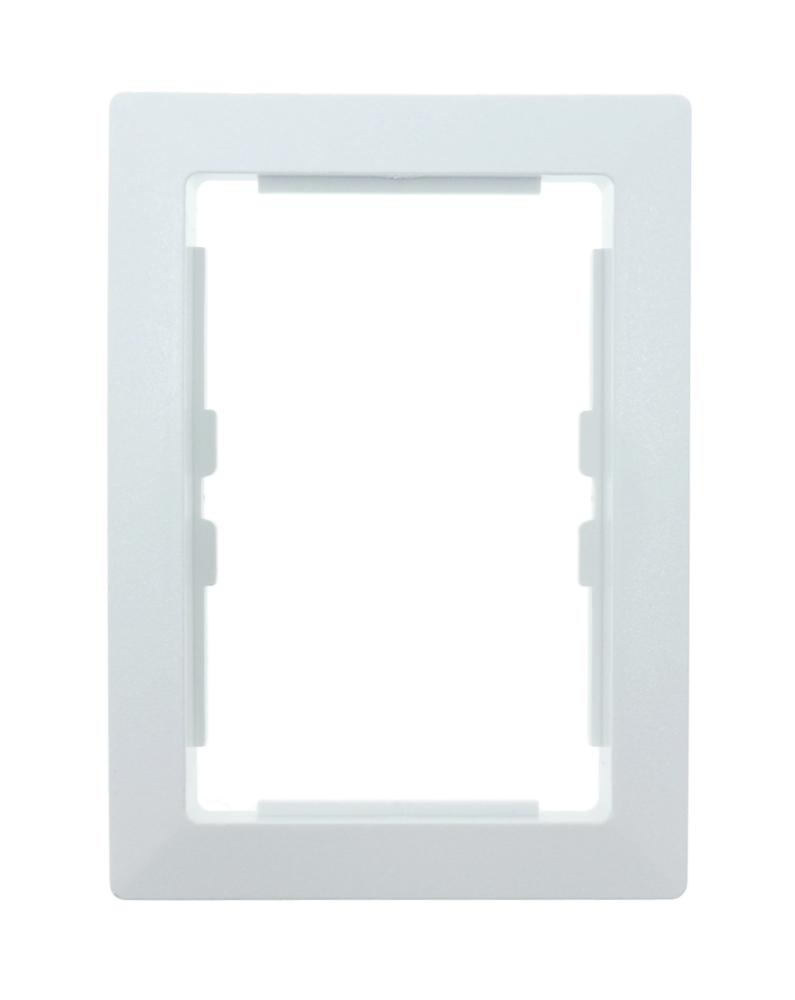 Allaway wall inlet frame, white (recessed)