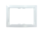 Allaway wall inlet frame, white (recessed)