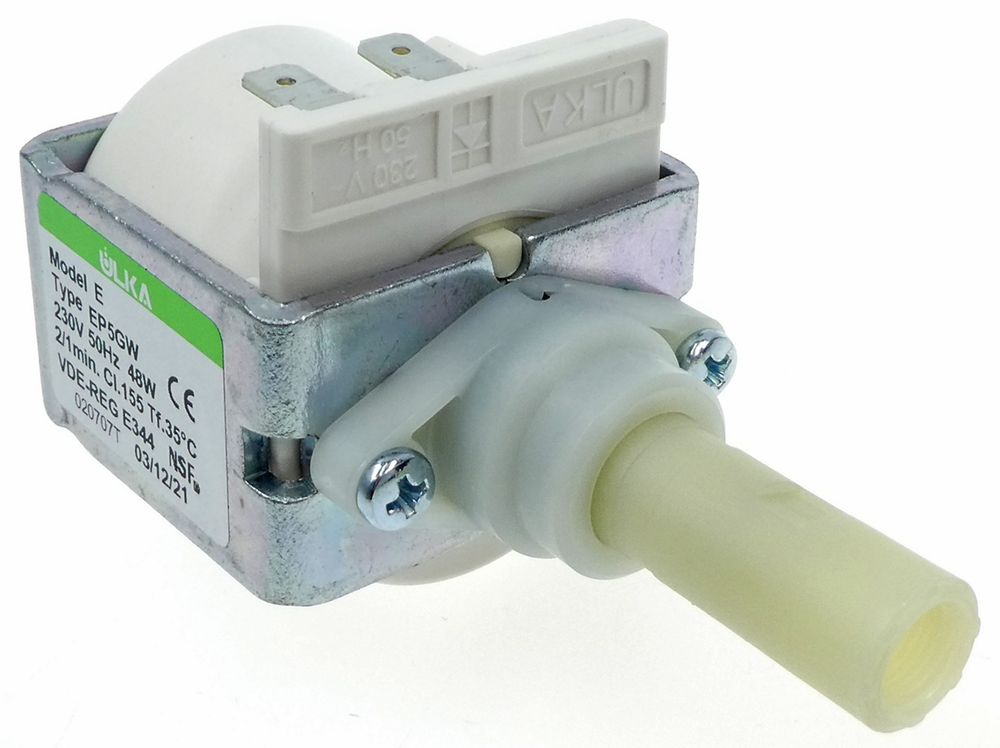 Pompa Acqua Ulka EX5 48W Per Macchine Caffè Saeco Philips - Ricambio Universale 230V Con Beccuccio Ottone - Foto 4