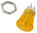 Metos Animo indicator lamp 16mm, orange