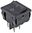 Rocker switch black 19x22mm